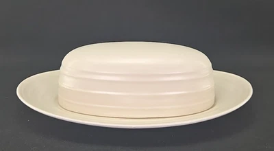 Swirl White 1/4 Lb Covered Butter Dish, by Mikasa - Image 1 of 4