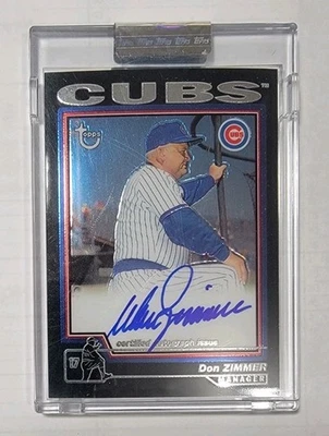 2004 Topps Retired Signature Don Zimmer #TA-DZ Autograph - Image 1 of 2