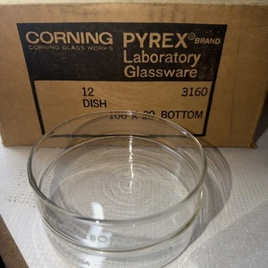 Plato de Petri Corning 10 unidades PYREX 3160 100x15 mm de colección - Imagen 1 de 7