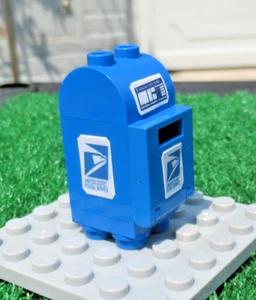 Lego USPS Mailbox Custom Made Lego City MOC - Picture 1 of 8