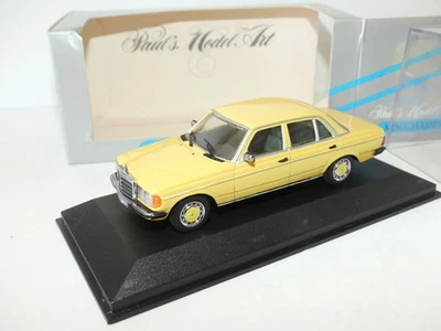MERCEDES 200 D LIMOUSINE W123 Jaune MINICHAMPS 1:43 - Photo 1/2