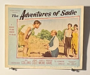 Original Lobby Card - THE ADVENTURES OF SADIE - Joan Collins George Cole - Picture 1 of 1