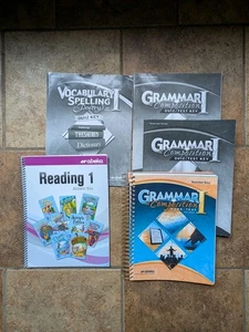 Abeka 1st Grade LOT 5 Curriculum Set Beka Grammar Language Spelling Read Vocab - Picture 1 of 7