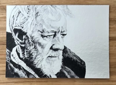 TOPPS STAR WARS GALAXY 4 SILVER FOIL CARD 5/15 BEN KENOBI - Mint Card! - Image 1 of 3