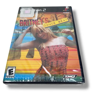 Vintage Britney's Dance Beat PS2 Video Game Rhythm Game PlayStation 2 Sealed New - Image 1 of 4