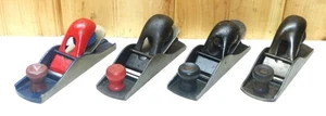 Lot of 4 Vintage Block Planes Stanley, Mohawk, Fulton INV18112 - Picture 1 of 4