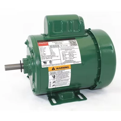 Motor Dayton 6K714 High Torque Farm Duty, arranque de condensador, 1/2 HP, 115/230 V AC, Foto 1 de 3