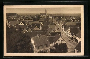 Höchstädt a. Donau, Ansichtskarte, Teilansicht aus der Vogelschau  - Picture 1 of 2