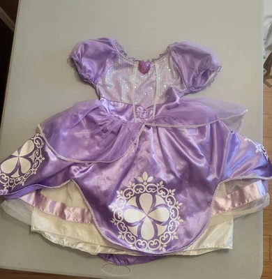 PRINCESS SOPHIA Disney costume Size 3 NEAR FINE CONDITION so darling - Image 1 of 4