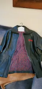 Herren Vintage Leder Timberland Jacke XL - Bild 1 von 8