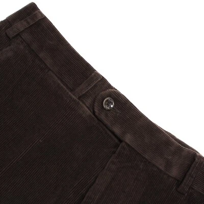 Hiltl NWT Chinos / Casual Pants Size 48 (32 US) In Solid Brown Cotton Blend - Image 1 of 4
