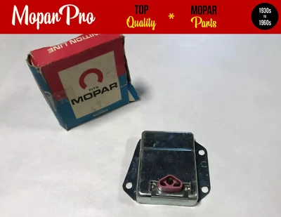 1976-1981 PLYMOUTH DODGE CHRYSLER VOLTAGE REGULATOR -3874520 - Image 1 of 4