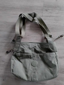 Schultertasche Kipling Jenn Snake Emb Khaki 34x28x6 cm wie NEU - Bild 1 von 6