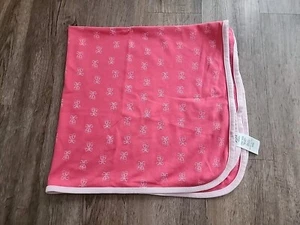 Just One You Carter's Pink Ballet Shoes Baby Swaddle Blanket Cotton Ballerina - Picture 1 of 3