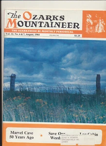 Ozarks Mountaineer Mag. August 1984, Vol. 32 No. 6/7 - Marvel Cave, Parson Brook - Bild 1 von 1