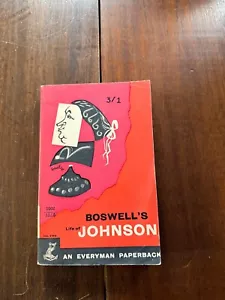 Boswell’s Life Of Johnson - an Everyman Paperback 1960 - Picture 1 of 7