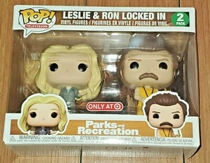 Funko Pop TV 2-Pack Leslie & Ron Locked In Parks & Recreation Target Exclusive - Bild 1 von 6