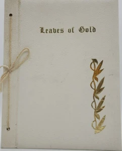 Vintage 1948 Leaves Of Gold Anthology Of Prayers Phrases Verse Prose Hardcover - Picture 1 of 6
