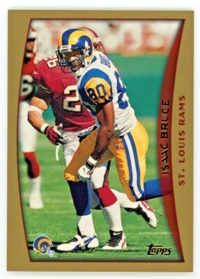 1998 Topps Isaac Bruce Card #260 HOF Football - Image 1 of 4