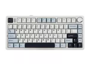 AULA F75 Glacier Blue 75% Mechanical Keyboard 2.4G/BT/Wired Same-Day Dispatch - Picture 1 of 9