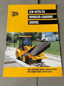 JCB 407B ZX Wheeled Loading Shovel Brochure - Picture 1 of 2