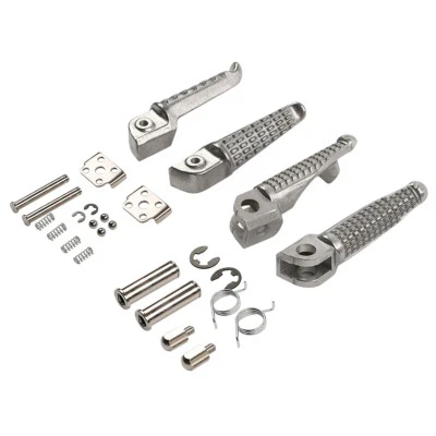 Apoios para os pés para motorista passageiro ajuste para Kawasaki Ninja 650R EX650 2006-2013 - Imagem 1 de 4