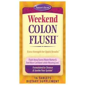 weekend Colon Flush Extra formulated to cleansed & soothe your system 16 tablets - Picture 1 of 4