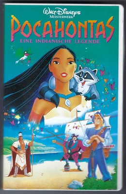 Walt Disney´s Meisterwerke Pocahontas VHS Hologramm Video Kassette - Bild 1 von 2
