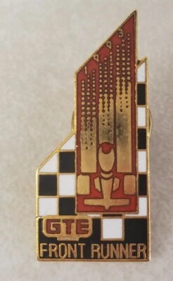 VTG 1993 Indianapolis 500 GTE General Telephone Electric Front Runner Racing Pin - Image 1 of 3