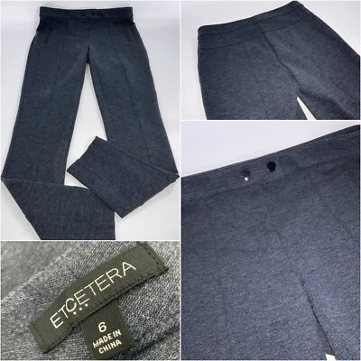 Etcetera эластичные брюки размер 6 серый поли нейлона лайкры новом YGI E3-170 - Изображение 1 из 4