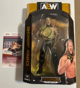 Chris Jericho firmato Jazwares AEW action figure senza rivali autografo JSA COA - Foto 1 di 4