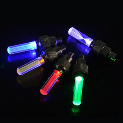 1x LED Cap Valve Wheel Tire Bicycle Bike  Car Light Spoke Lamp For Motorcycle - Image 1 of 4