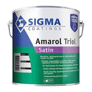 Sigma Amarol Triol Satin 2,5L weiß Ventilack Holzlack Fensterlack Türenlack - Bild 1 von 2