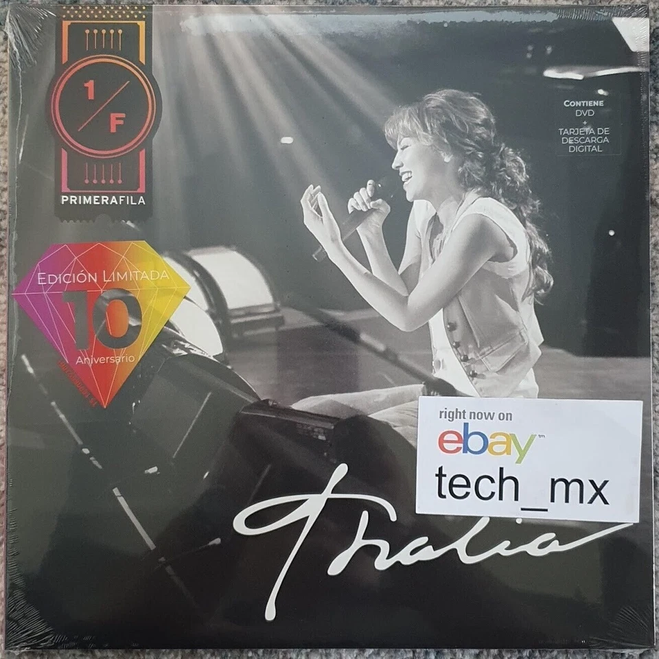 Thalia - En Primera Fila 10 Años Vinyl LP + DVD FREE FAST USA Shipping NEW - Image 1 of 1
