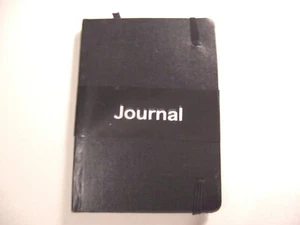 Journal Lined paper  4"x6" Hardback Black    #E24 - Picture 1 of 4
