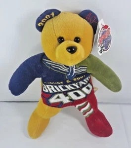 Vintage 2001 Brickyard 400 Nascar Team Bears Beanie Bear J2 - Picture 1 of 8