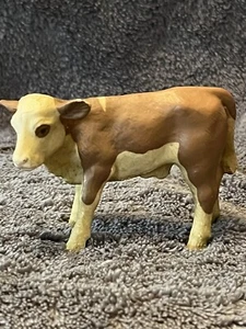 Schleich Cow Calf Brown Baby Foal Farm Animal German - Picture 1 of 3