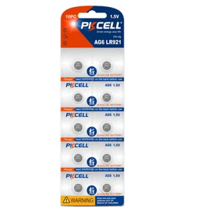 10Pcs AG6 LR920 371 370 LR920 1.5V Alkaline Button Cell Battery - Picture 1 of 7