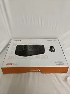 Ergonomic Wireless Keyboard Mouse, ProtoArc EKM01 Ergo Bluetooth Keyboard Black - Picture 1 of 2