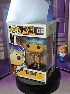 Sabine 135 Star Wars Rebels Funko Pop 2016 Vinyl Figure with Protector - Picture 1 of 8