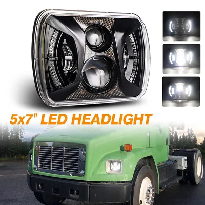 Proyector DRL de faros LED 5x7"" para Freightliner FL50 FL60 FL70 FL80 MT35 MT45 Foto 1 de 4