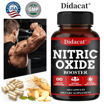 DIDACAT Nitric Oxide Booster Supplement for Blood Circulation and Flow,Endurance/Energy