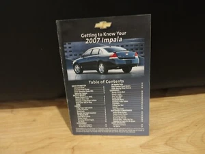 2007 CHEVY CHEVROLET IMPALA OWNERS MANUAL SUPPLEMENT / QUICK REFERENCE GUIDE - Bild 1 von 1