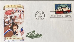 Overseas Mailer 1325 Erie Canal Roma Nueva York 150 aniversario - Imagen 1 de 1