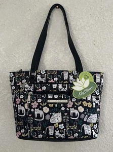Lily Bloom Feline Fields Kelsey Tote Purse - Picture 1 of 11