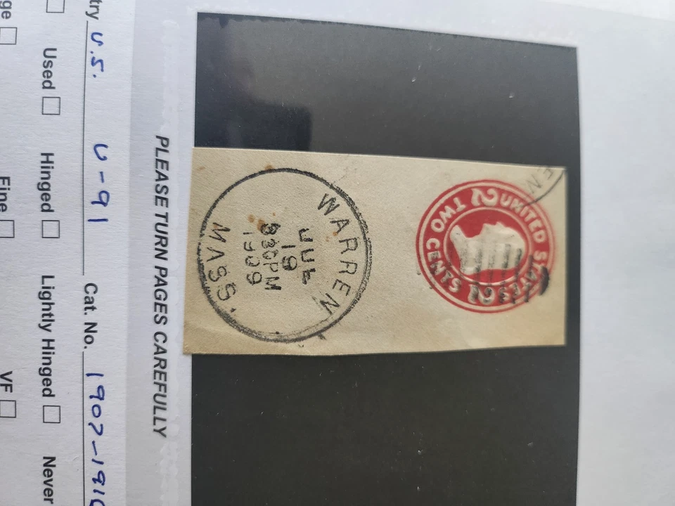 60 Pages Of US Postal Stationary, Stamps Collection Part 1 - Image 1 of 4