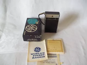 RADIO TRANSISTOR ELETTRICO VINTAGE GE GENERAL MODELLO P- 2790 FUNZIONANTE - Foto 1 di 7