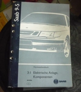 Manual de taller SAAB 9-5 Instalación eléctrica, componentes 1998 - Imagen 1 de 1