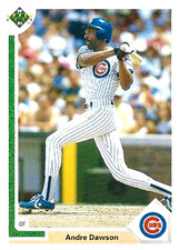 1991 Upper Deck #454 Andre Dawson Chicago Cubs HOF