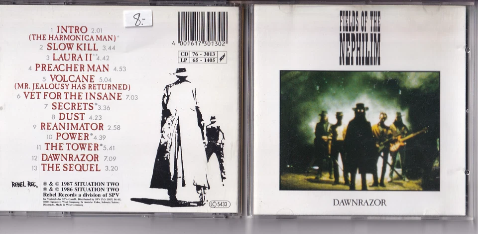 Fields Of The Nephilim – Dawnrazor CD Rebel Rec - Bild 1 von 1